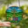 Faithful Individuals' Vibrant Stained Glass Cross Mosaic with Jewel Tone Easter Eggs, Tiffany Style Blue Green Gold Purple Orange Stained Glass Suncatcher - 2
