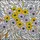 Art Lovers' Intricate Tiffany Style Stained Glass Yellow Purple Daisy Floral Mosaic Stained Glass Suncatcher - 7