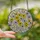 Art Lovers' Intricate Tiffany Style Stained Glass Yellow Purple Daisy Floral Mosaic Stained Glass Suncatcher - l3GW3OfiiP