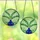 Art Lovers' Tiffany Style Emerald Green Cobalt Blue Botanical Stained Glass Mosaic Stained Glass Suncatcher - 3