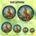 Nature & Art Lovers' Brown-Orange Bunny, Tiffany Stained Glass Easter Eggs, Daisies & Cloud Mosaic Stained Glass Suncatcher - 6