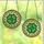 Nature Lovers' Tiffany Style Stained Glass Four-Leaf Clover Heart-Leaf Emerald Gold Mosaic Stained Glass Suncatcher - PQUtCaXI-e