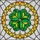 Nature Lovers' Tiffany Style Stained Glass Four-Leaf Clover Heart-Leaf Emerald Gold Mosaic Stained Glass Suncatcher - 7