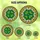 Nature Lovers' Tiffany Style Stained Glass Four-Leaf Clover Heart-Leaf Emerald Gold Mosaic Stained Glass Suncatcher - sd3nG6Doc7