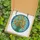 Art Lovers' Tiffany Stained Glass California Poppy Floral Bouquet Orange Yellow Green Blue Mosaic Stained Glass Suncatcher - 5