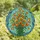 Art Lovers' Tiffany Stained Glass California Poppy Floral Bouquet Orange Yellow Green Blue Mosaic Stained Glass Suncatcher - 4