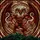 Fantasy Art Enthusiasts' Intricate Tiffany Stained Glass Demonic Beast Red Amber Green Mosaic Stained Glass Suncatcher - 7