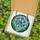 Art & Nature Lovers' Intricate Tiffany Style Stained Glass Blue Flower Vase Mosaic Lush Foliage Stained Glass Suncatcher - 5