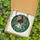 Nature Lovers' Vibrant Stained Glass Ladybug White Bell Flower Emerald Green Leaves Tiffany Style Mosaic Pattern Stained Glass Suncatcher - 5