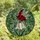 Nature Lovers' Vibrant Stained Glass Ladybug White Bell Flower Emerald Green Leaves Tiffany Style Mosaic Pattern Stained Glass Suncatcher - 4