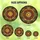 Culinary Art Lovers' Vibrant Stained Glass Hot Pot Ramen Culinary Wheel Radial Mosaic Orange Yellow Red Green Jewel Tones Stained Glass Suncatcher - 6