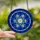 Intricate Art Lovers' Tiffany Style Royal Blue Stained Glass Star of David Geometric Pattern Stained Glass Suncatcher - 2