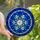 Intricate Art Lovers' Tiffany Style Royal Blue Stained Glass Star of David Geometric Pattern Stained Glass Suncatcher - 1