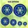 Intricate Art Lovers' Tiffany Style Royal Blue Stained Glass Star of David Geometric Pattern Stained Glass Suncatcher - 6
