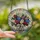 Women's Hyacinth Floral Bouquet Tiffany Stained Glass Art Pink Purple Blue Emerald Green Luminous Mosaic Stained Glass Suncatcher - 2