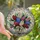 Women's Hyacinth Floral Bouquet Tiffany Stained Glass Art Pink Purple Blue Emerald Green Luminous Mosaic Stained Glass Suncatcher - SDCG996GKM