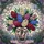 Women's Hyacinth Floral Bouquet Tiffany Stained Glass Art Pink Purple Blue Emerald Green Luminous Mosaic Stained Glass Suncatcher - 7