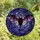 Gothic Art Enthusiasts' Stained Glass Bat Intricate Cosmic Purple Black Jewel Tone Mosaic Stained Glass Suncatcher - 4