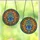 Bohemian Art Lovers' Tiffany Style Stained Glass Hamsa Hand Evil Eye Jewel Tone Organic Mosaic Circular Design Stained Glass Suncatcher - 3