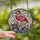 Nature Lovers' Elegant Pink Flamingo Tiffany Stained Glass Fuchsia Teal Lavender Geometric Mosaic Stained Glass Suncatcher - 2