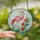 Nature Lovers' Vibrant Stained Glass Pink Flamingo Tropical Lily Tiffany Style Mosaic Stained Glass Suncatcher - 2