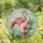 Nature Lovers' Vibrant Stained Glass Pink Flamingo Tropical Lily Tiffany Style Mosaic Stained Glass Suncatcher - 4