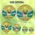 Pug Lovers' Vibrant Stained Glass Fawn Pug Sunburst Ocean Beach Mosaic Stained Glass Suncatcher - 6