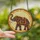 Elephant Lovers' Majestic Stained Glass Elephant Mosaic Art, Jewel Tone Floral Geometric Patterns, Glowing Tiffany Style Stained Glass Suncatcher - 2