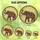 Elephant Lovers' Majestic Stained Glass Elephant Mosaic Art, Jewel Tone Floral Geometric Patterns, Glowing Tiffany Style Stained Glass Suncatcher - 6