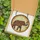Elephant Lovers' Majestic Stained Glass Elephant Mosaic Art, Jewel Tone Floral Geometric Patterns, Glowing Tiffany Style Stained Glass Suncatcher - 5