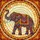 Elephant Lovers' Majestic Stained Glass Elephant Mosaic Art, Jewel Tone Floral Geometric Patterns, Glowing Tiffany Style Stained Glass Suncatcher - 7
