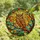 Nature Lovers' Tiffany Style Stained Glass Wise Owl Autumn Leaves Golden Amber Sky Blue Emerald Jewel Tones Stained Glass Suncatcher - 4