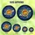 Cosmic Art Lovers' Vibrant Tiffany Stained Glass Saturn Planets Deep Space Mosaic Stained Glass Suncatcher - AqOR-lzLx2