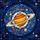 Cosmic Art Lovers' Vibrant Tiffany Stained Glass Saturn Planets Deep Space Mosaic Stained Glass Suncatcher - 7
