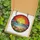 Nature Lovers' Glowing Stained Glass Coastal Sunrise Beach Wildflowers Ocean Mosaic Pattern Stained Glass Suncatcher - 5