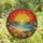 Nature Lovers' Glowing Stained Glass Coastal Sunrise Beach Wildflowers Ocean Mosaic Pattern Stained Glass Suncatcher - 4