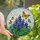 Nature Lovers' Vibrant Jewel-Tone Bluebonnet Butterfly Tiffany Stained Glass Art Stained Glass Suncatcher - FMREGwaCGx