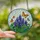 Nature Lovers' Vibrant Jewel-Tone Bluebonnet Butterfly Tiffany Stained Glass Art Stained Glass Suncatcher - ZyE1eA8e1N