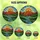 Outdoor Enthusiasts' Jewel Tone Stained Glass Mountain Forest River Radiant Sun Mosaic Stained Glass Suncatcher - 6