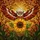 Nature Art Enthusiasts' Jewel-Toned Stained Glass Owl Sunflower Autumn Forest Mosaic Stained Glass Suncatcher - 7
