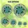 Nature Lovers' Tiffany Style Stained Glass Blue Floral Emerald Leaf Mosaic Pattern Stained Glass Suncatcher - 6