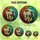 Graduation Celebrators Jewel-Toned Stained Glass Joyful Graduates Floral Mosaic Border Stained Glass Suncatcher - 6