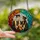 Graduation Celebrators Jewel-Toned Stained Glass Joyful Graduates Floral Mosaic Border Stained Glass Suncatcher - 2
