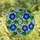 Nature Enthusiasts' Glowing Tiffany Stained Glass Cobalt Blue Morning Glory Emerald Green Leaves Intricate Mosaic Stained Glass Suncatcher - 4