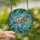 Art Lovers' Tiffany Style Stained Glass Sea Turtle Aquatic Mosaic Jewel Tone Lavender Purple Green Stained Glass Suncatcher - QQIm_pKJMO