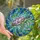 Art Lovers' Tiffany Style Stained Glass Sea Turtle Aquatic Mosaic Jewel Tone Lavender Purple Green Stained Glass Suncatcher - kfRaZp6zG5