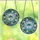 Nature Lovers' Tiffany Stained Glass Blue Dragonfly Mosaic Wings Floral Wreath Royal Blue Teal Stained Glass Suncatcher - 3
