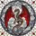 Fantasy Art Lovers' Majestic Dragon Tiffany Stained Glass White Red Blue-Grey Celestial Mosaic Stained Glass Suncatcher - 7