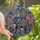 Art Lovers' Tiffany Stained Glass Elephant Palanquin Arabesque Mosaic in Blue Green Pink Gold Purple Stained Glass Suncatcher - 2