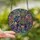 Art Lovers' Tiffany Stained Glass Elephant Palanquin Arabesque Mosaic in Blue Green Pink Gold Purple Stained Glass Suncatcher - 3